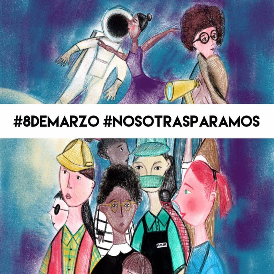 8 de marzo. #YoParo #NosotrasParamos