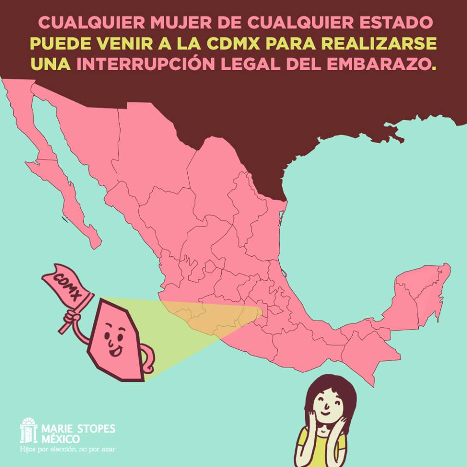 Puedes viajar a la CDMX o a Oaxaca para acceder a una interrupción del embarazo,